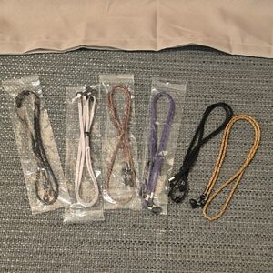 Elegant Multi-Color Braided Lanyard Set For Sunglasses or Eyeglasses